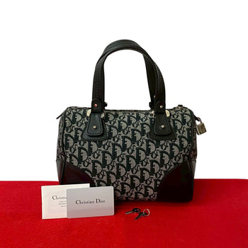 Dior Handbag Canvas Black