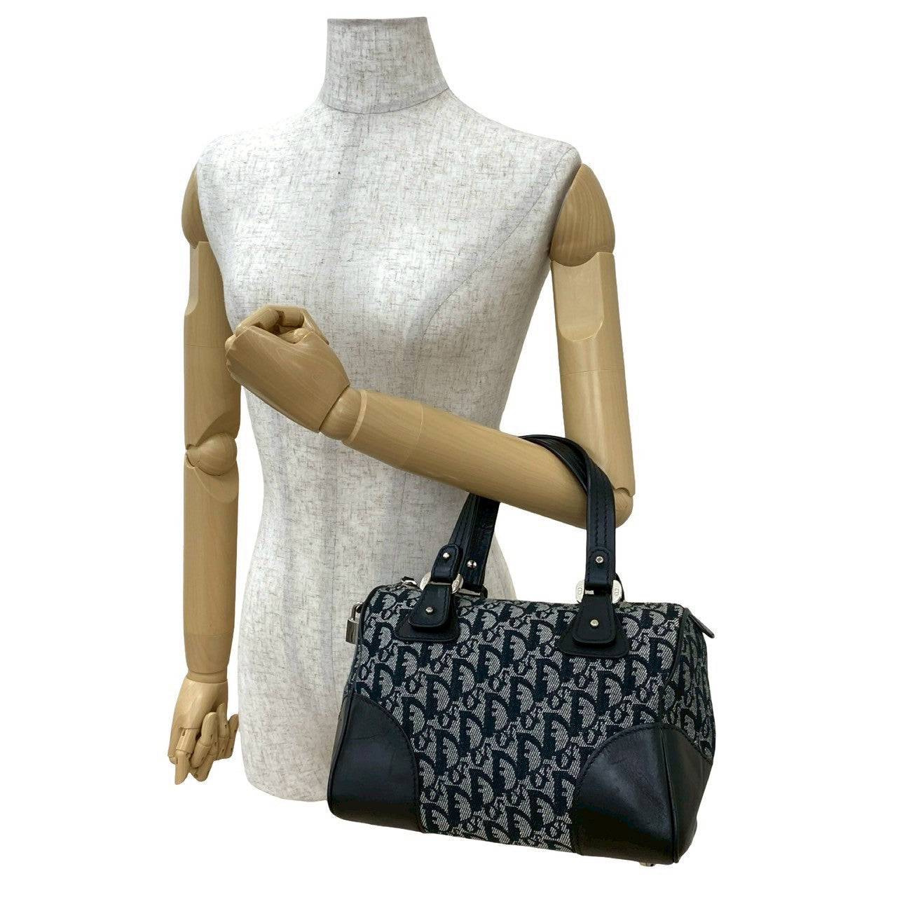 Dior Handbag Canvas Black