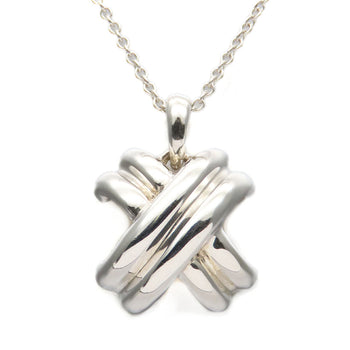 Tiffany&Co. Necklace Silver925 Silver Signature Cross Women