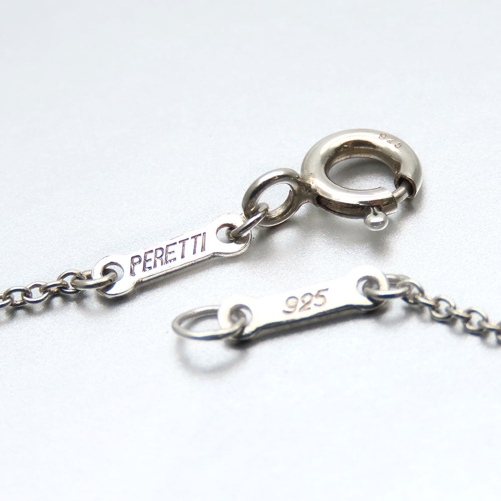 Tiffany&Co. Necklace Silver925 Silver Curved Heart Women