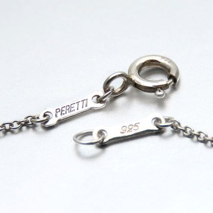 Tiffany&Co. Necklace Silver925 Silver Curved Heart Women
