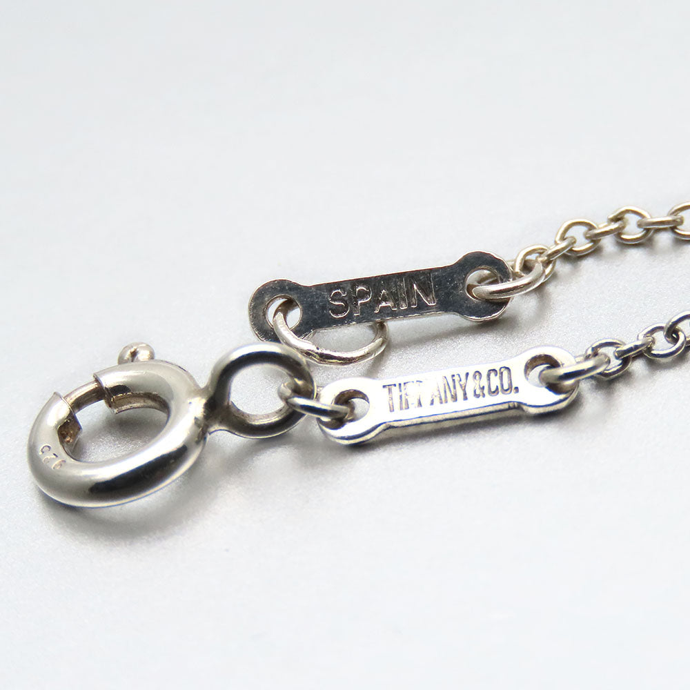Tiffany&Co. Necklace Silver925 Silver Curved Heart Women