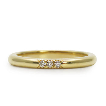 Tiffany&Co. Ring K18 Yellow Gold Yellow Gold Forever Wedding Bands