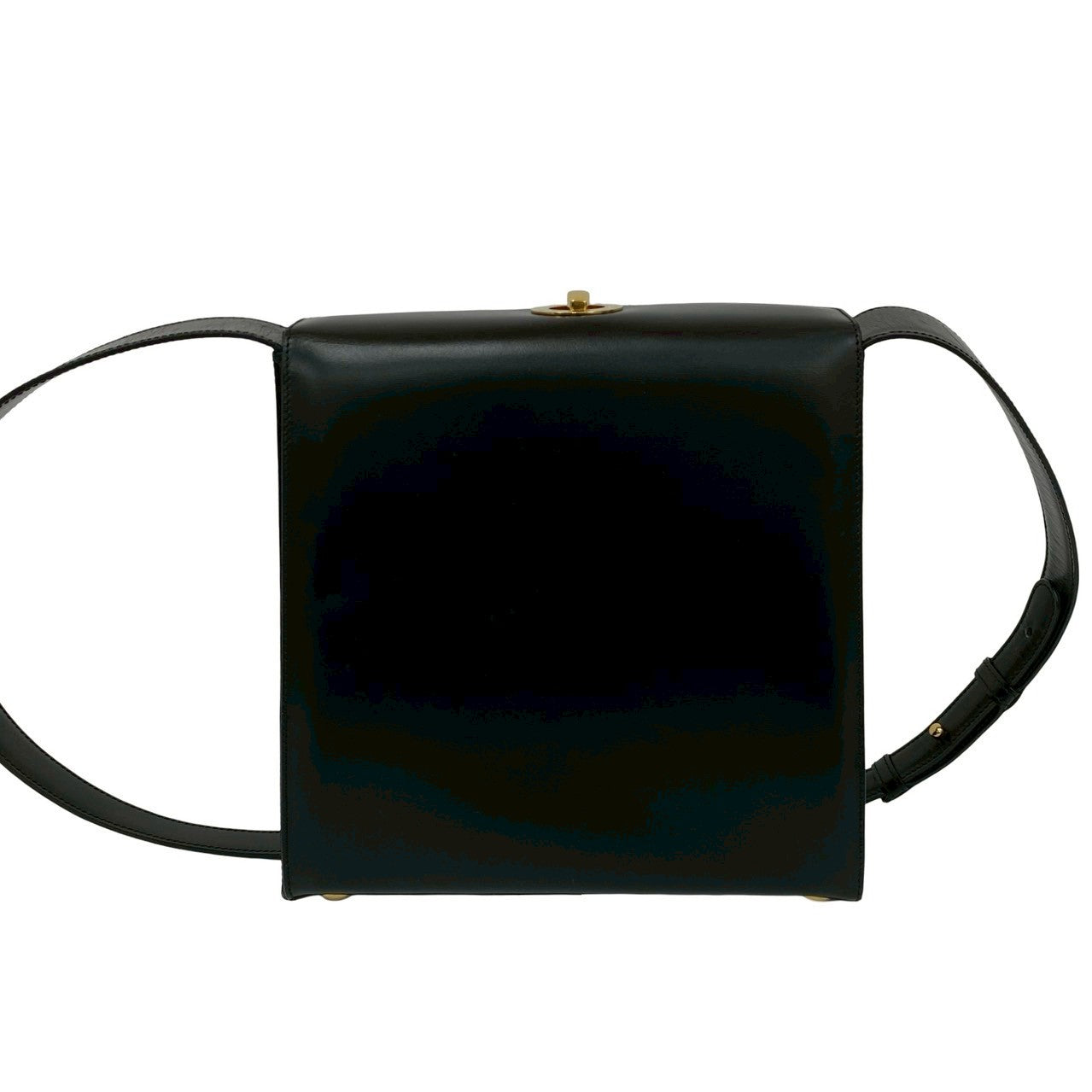 Celine Shoulder Bag Leather Black