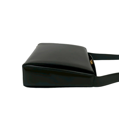Celine Shoulder Bag Leather Black