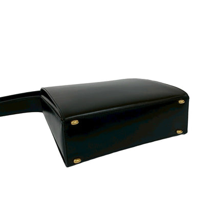 Celine Shoulder Bag Leather Black