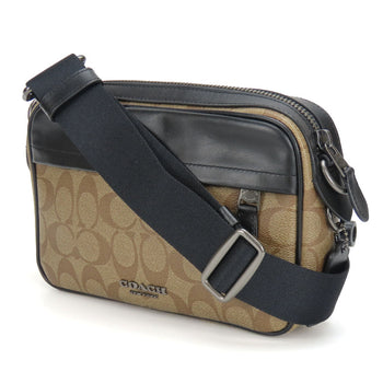 Coach Shoulder Bag F50715 Leather, Pvc Black Unisex(Unisex)