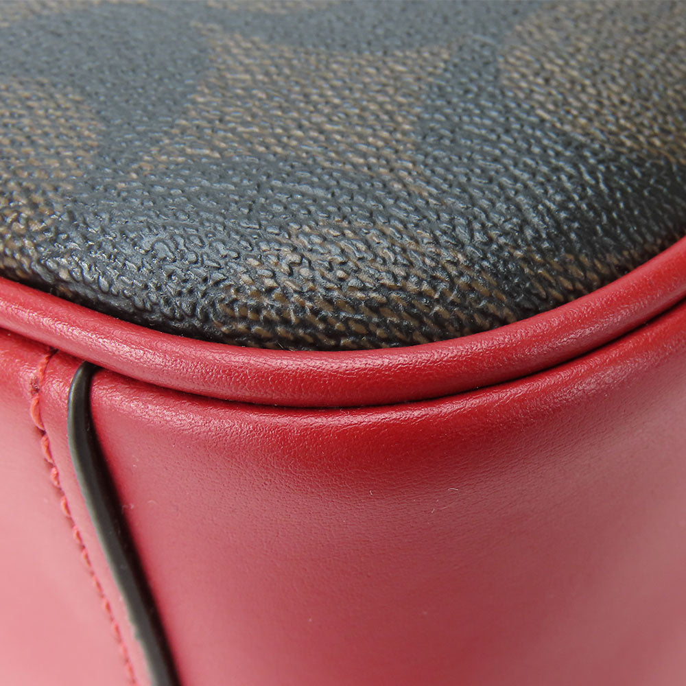 Coach Shoulder Bag 68168 Leather, Pvc Red Signature Women