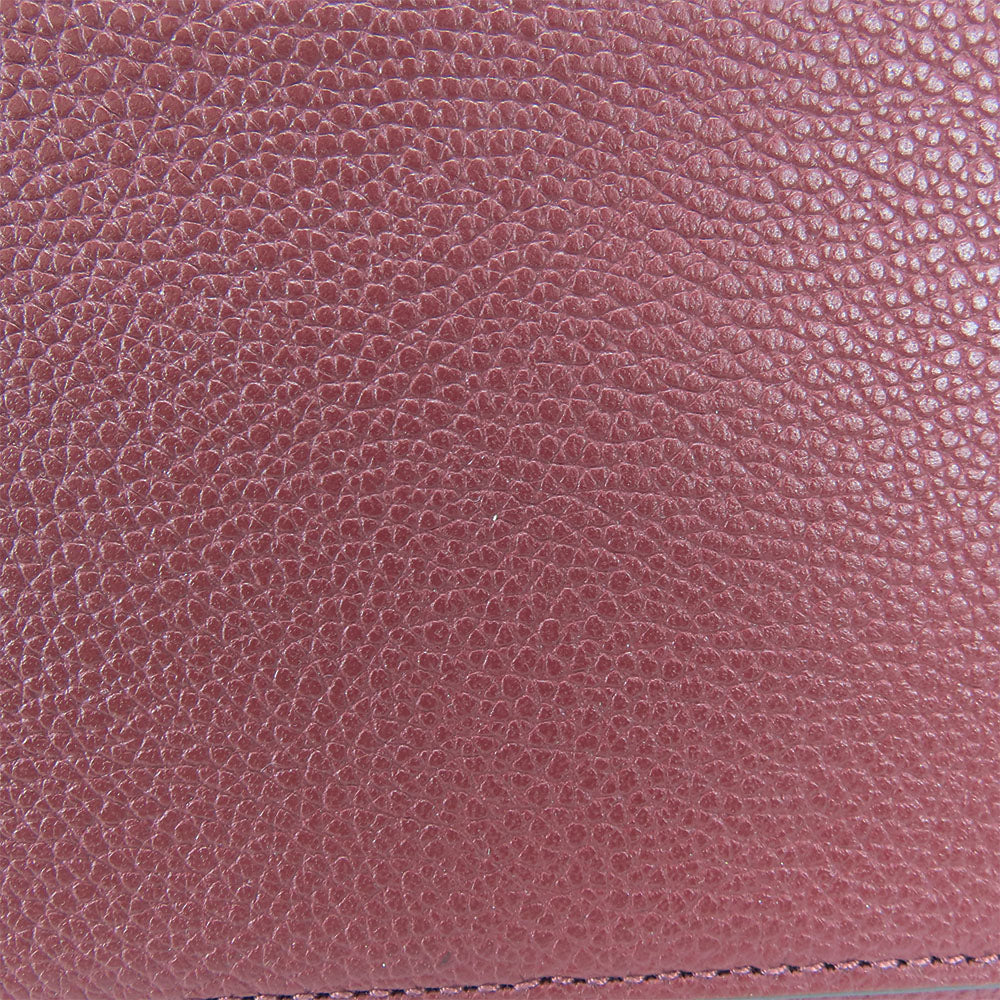 Coach Handbag 5208 Leather Wine-Red Women