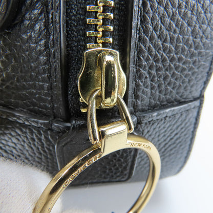 Coach Shoulder Bag 29411 Leather Black Women
