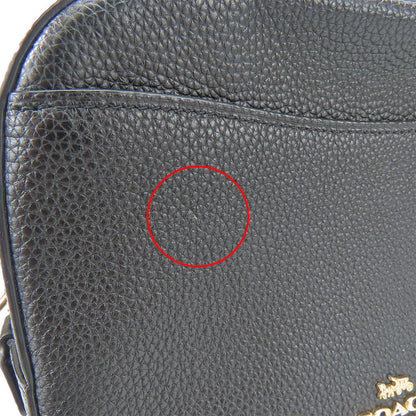 Coach Shoulder Bag 29411 Leather Black Women