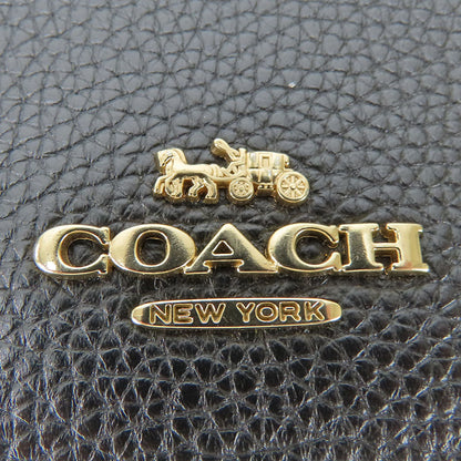 Coach Shoulder Bag 29411 Leather Black Women