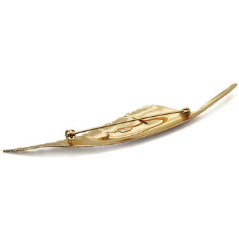 Christian Dior Brooch Metal Gold Women