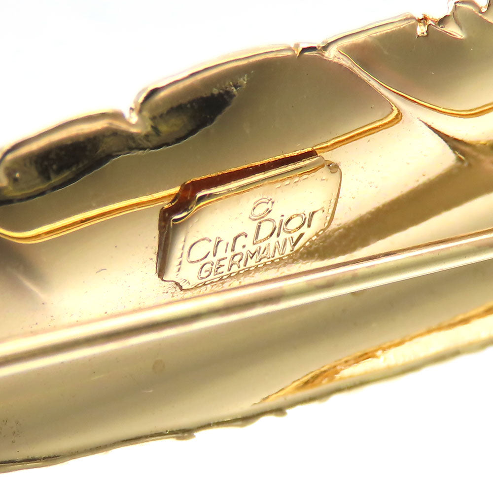 Christian Dior Brooch Metal Gold Women
