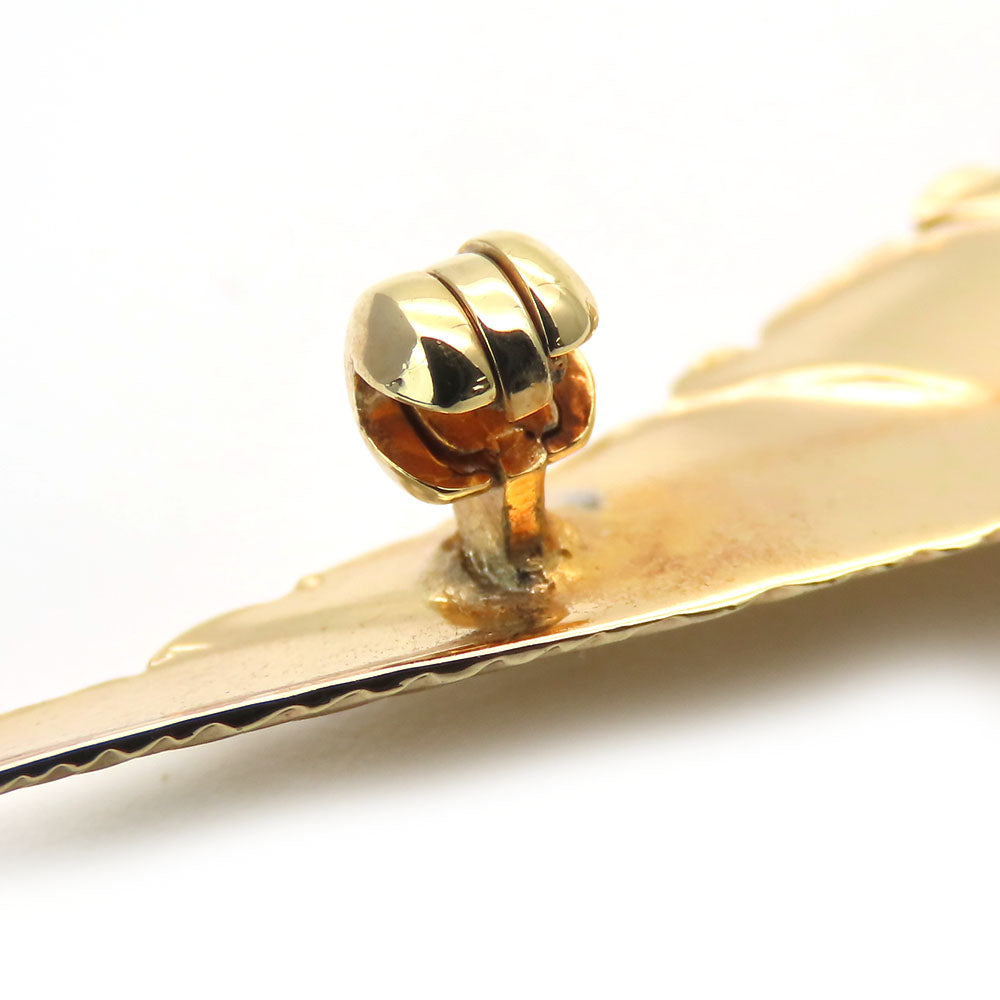 Christian Dior Brooch Metal Gold Women