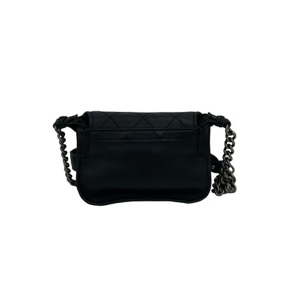 Chanel Shoulder Bag Leather Black