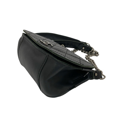 Chanel Shoulder Bag Leather Black
