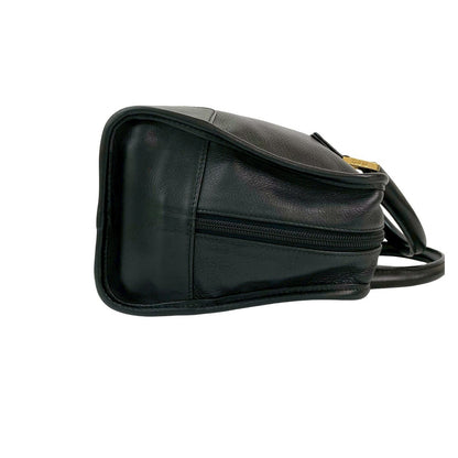 Loewe Handbag Leather Black Amazona 28