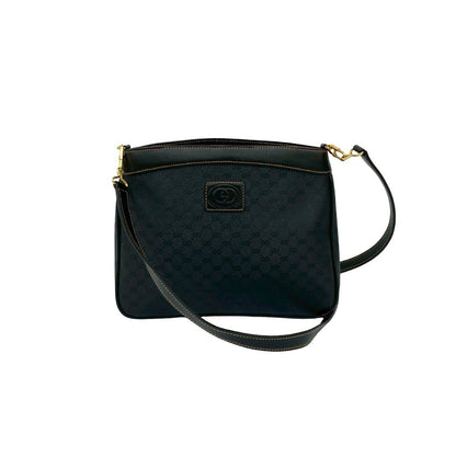 Gucci Shoulder Bag Leather Black