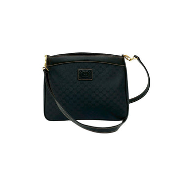Gucci Shoulder Bag Leather Black