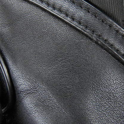 Coach Handbag 57933 Canvas, Leather Black Women