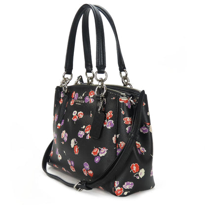 Coach Handbag F37421 Leather Black Women