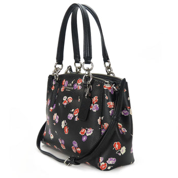Coach Handbag F37421 Leather Black Women