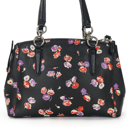 Coach Handbag F37421 Leather Black Women