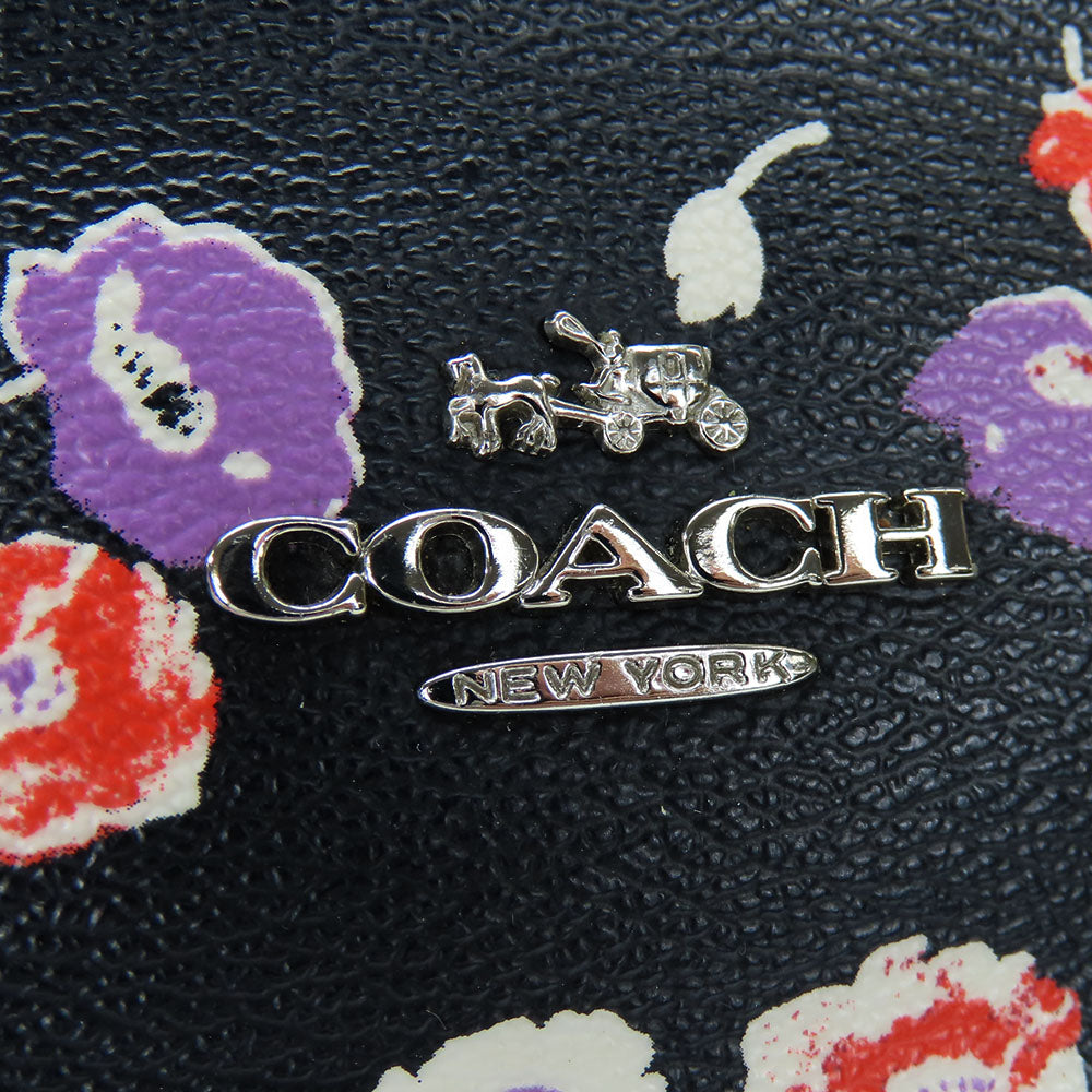 Coach Handbag F37421 Leather Black Women