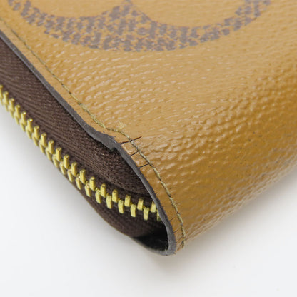 Louis Vuitton Long Wallet Purse M69353 Monogram Reverse Brown Zippy Wallet Unisex(Unisex)