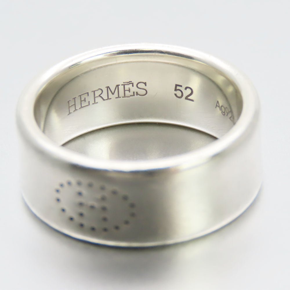 Hermes Ring Silver925 Silver Evelyn Unisex(Unisex) 52