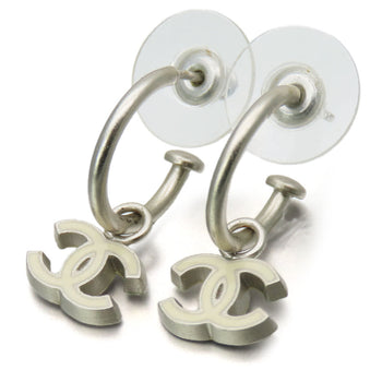 Chanel Pierce Metal White Coco Mark Women