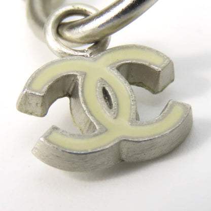 Chanel Pierce Metal White Coco Mark Women
