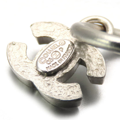 Chanel Pierce Metal White Coco Mark Women