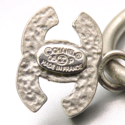Chanel Pierce Metal White Coco Mark Women