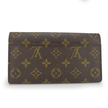 Louis Vuitton Long Wallet Purse M60531 Monogram Brown Portefeuille Sara Women