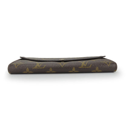 Louis Vuitton Long Wallet Purse M60531 Monogram Brown Portefeuille Sara Women