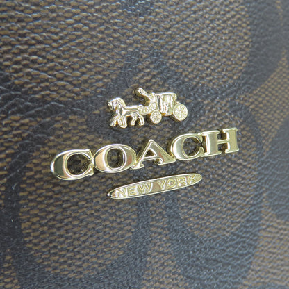 Coach Tote Bag F57842 Leather, Pvc Black Women