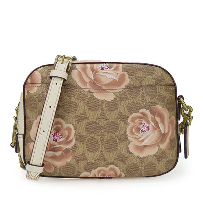 Coach Shoulder Bag 31695 Leather Beige Women
