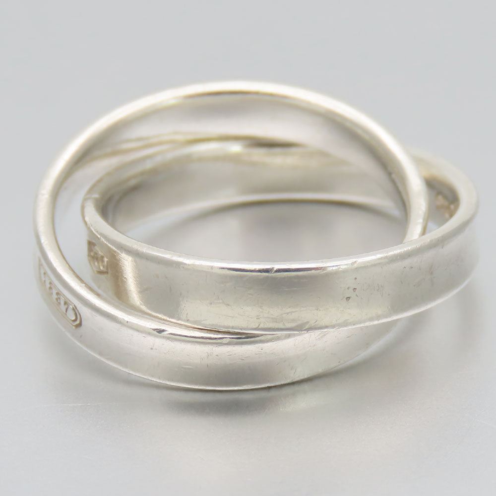 Tiffany&Co. Ring Silver925 Silver 1837 Interlocking Women