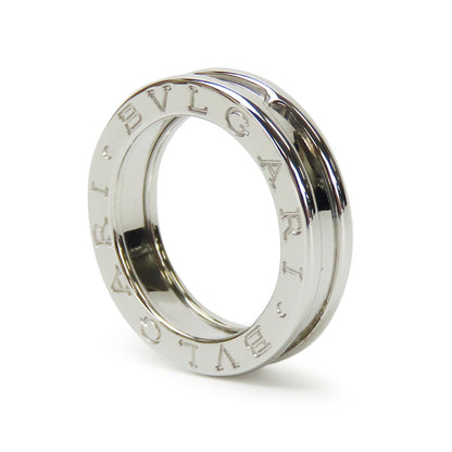 Bvlgari Ring K18 White Gold Silver B-Zero1 Women 47