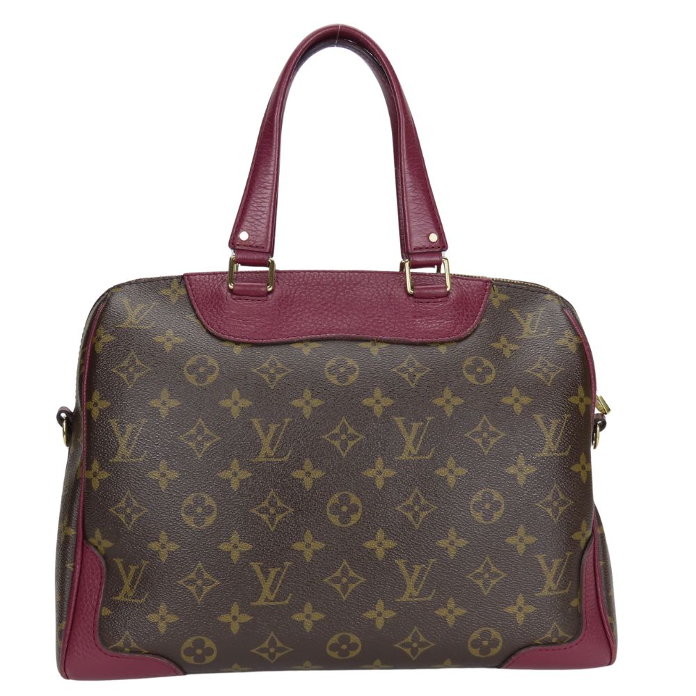 Louis Vuitton Handbag M40545 Monogram, Leather Brown Retiro Women