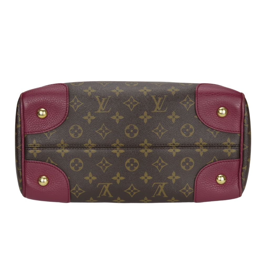 Louis Vuitton Handbag M40545 Monogram, Leather Brown Retiro Women