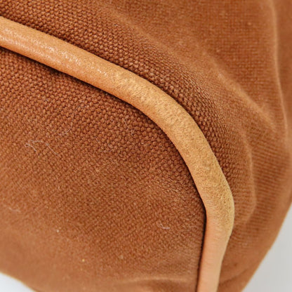 Hermes Pouch Cotton Brown Bored Pouch Tgm Women