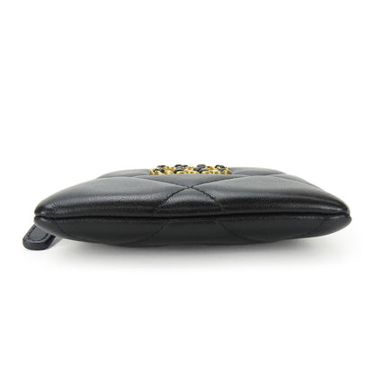 Chanel Coin Case Ap2086 Lambskin Black Women