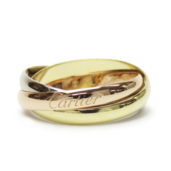 Cartier Ring K18 Yellow Gold, K18 Pink Gold, K18Wg Three Color Trinity Women