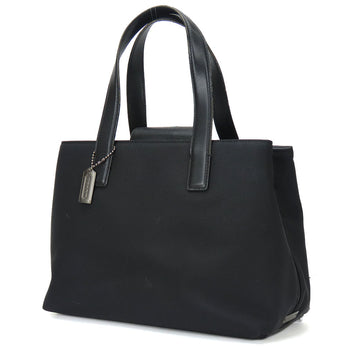Coach Handbag 7400 Nylon, Leather Black Women
