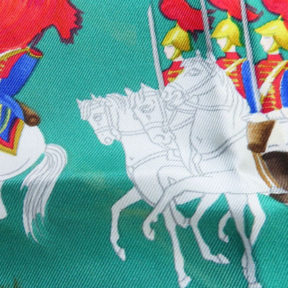 Hermes Scarf Silk Green Carre90
