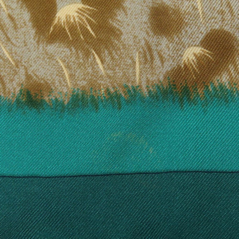 Hermes Scarf Silk Green Carre90