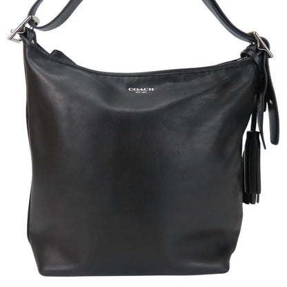 Coach Shoulder Bag 19889 Leather Black
